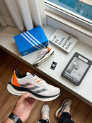 Tênis Unissex Adidas Adizero Boston 08 Cinza e Laranja