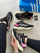 Tênis Unissex Adidas Adizero Boston 08 Preto e Rosa