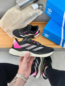 Tênis Unissex Adidas Adizero Boston 08 Preto e Rosa