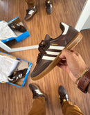 Tênis Feminino Adidas Samba Premium (EM COURO) Marrom