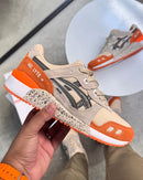 Tênis Masculino Asics Gel-Lyte III Premium (EM COURO) Laranja