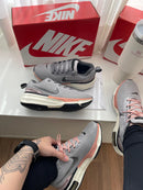 Tênis Feminino Zoomx 04 (2 Pares Cadarços) - Grafite e Rosê