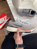 Tênis Feminino Zoomx 04 (2 Pares Cadarços) - Grafite e Rosê