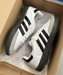 Tênis Feminino Adidas Samba Premium (EM COURO) Branco e Preto